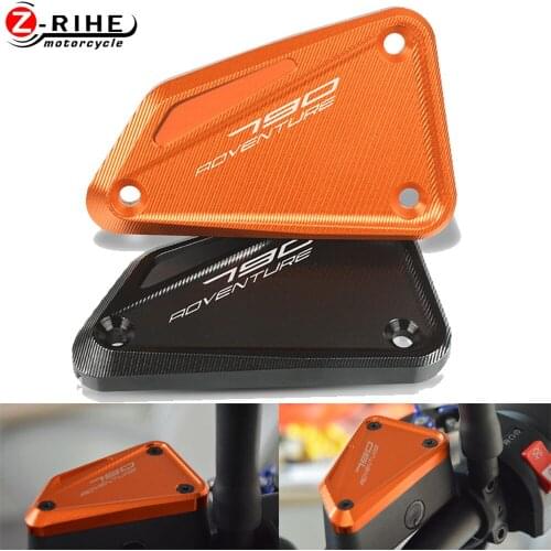 Motorcycle Fluid Tank Cap Power Moto Part Front Brake Reservoir Aluminum Cover For 790 ADVENTURE 790ADVENTURE 2019
