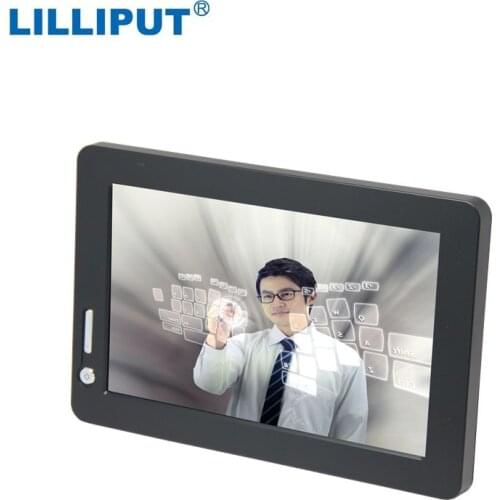 Lilliput UM-70/C/T 7 inch TFT LED 4-wire resistive USB Touch Screen Monitor, NOT VGA input just USB Input USB Monitor Displayer