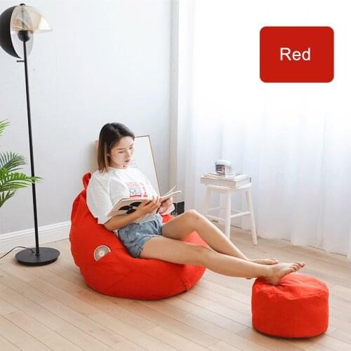 Furniture Lazy Bean Bag Cover Chair Covers Lazy Sofa Cover Home Textile Products Lazy Supplies Sofa Filler Bean Bag Sofa Cover