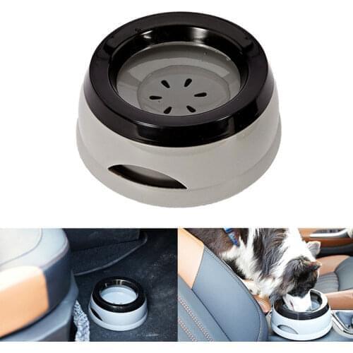Pet Car Bowl Anti-Spill Bottom dog Feeding Water dish Anti-Skid Pets Dog Cat Travel Bowls