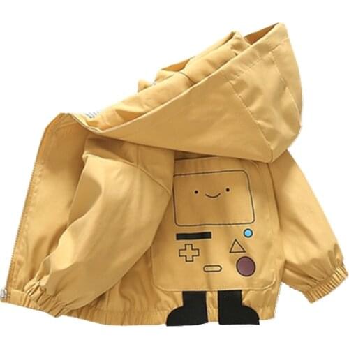 One Piece Children Cotton Clothes Baby Boys Girls Spring Autumn Printed Hooded Infant Out Kids Fashion Toddler Casual Tracksuits