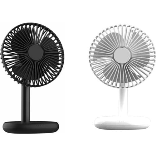 Rechargeable Fan with Wireless Charger - USB Chargeable Lithium Battery, Adjustable Tilt - Powerful & Portable