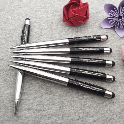 Personalized christmas decorations for home nice stylus pens custom free with your company logo for company new year giveaways