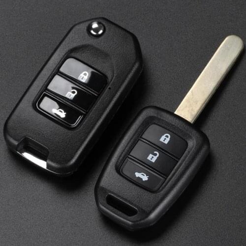 Car Replacement Remote Key Shell Key Case for Honda CRV JAZZ FIT Civic Accord CITY for Car Remote Key Cover with Key Blade