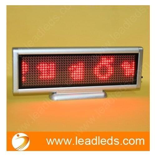 Led sign with scrolling moving message