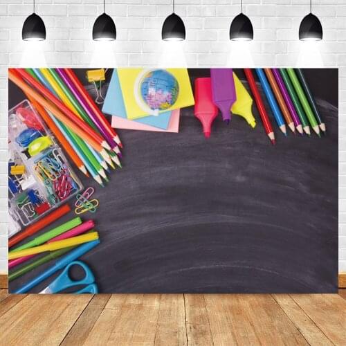 Children Baby Child Back To School Backdrop Blackboard Photography Photographic Background Vinyl Photophone Photo Studio Props