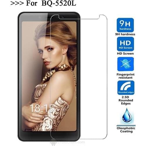 For BQ MOBILE SILK BQ-5520L Smartphone 9H Tempered Glass Explosion-proof Protective Film Screen Protector cover phone
