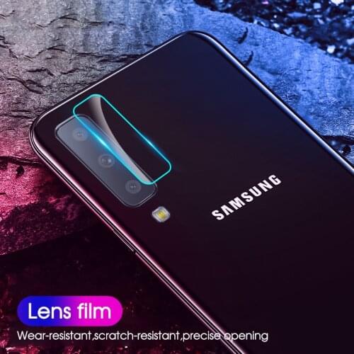 Back Camera Lens Tempered Glass Film For Samsung Galaxy A7 2018 A750 A 7 Full Cover Glass On SM-A705F Screen Protector HD Glass