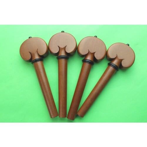 1 set (4pcs) New Jujube wood cello tuning pegs 4/4 full size cello parts
