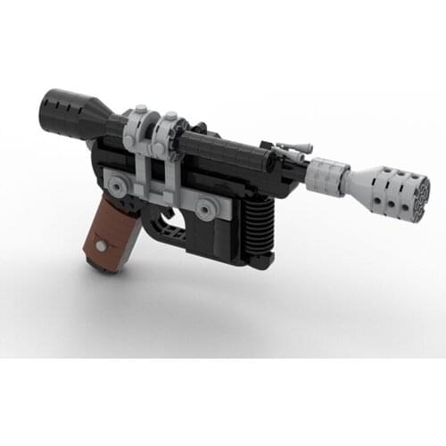 395PCS Gun Block Weapon Toys DL-44 Shock Wave Building Block Pistol Moc Brick Kid Gift And Educational Toys For Children