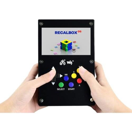 4.3 inch 800X480 Portable Game Console Expansion Board HAT Set Starter Kit for Raspberry Pi B+/2B/3/3B+/4 Accessories Project