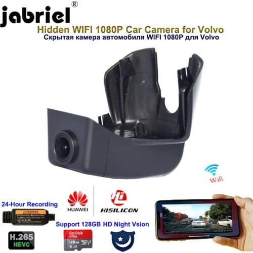 Jabriel 1080P Hidden Wifi dash camera car camera car dvr for Volvo xc90 T5 T6 T8 2015 2016 2017 2018 2019 2020 Night vision