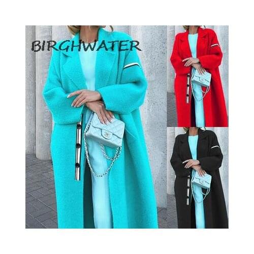 BIRGHWATER Womens Black Coats