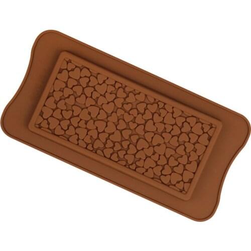 Big Small Love Heart Silicone Chocolate Mold Baking Accessories Cream Cake Decorating Diamond Fondant Mould Pastry Tools M075