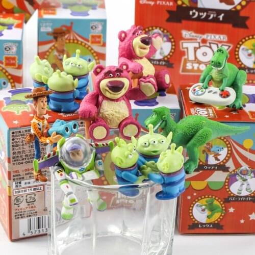 Disney 1Sets Toy Story Cup Fashion Anime Action Figure PVC Model Cartoon Figures Unisex Birthday Gifts