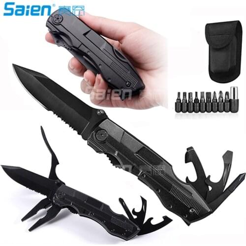 Multitool Knife Multi Tool Folding Knives Screwdriver Plier Bottle Opener Outdoor Camping Finishing Hiking Survival