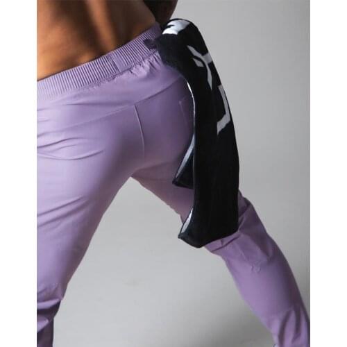 Mens Pants Jogger New Mens Clothing Running Workout Pants Fashion Applique Clothing Mens Gym Workout Casual Fitness Pants