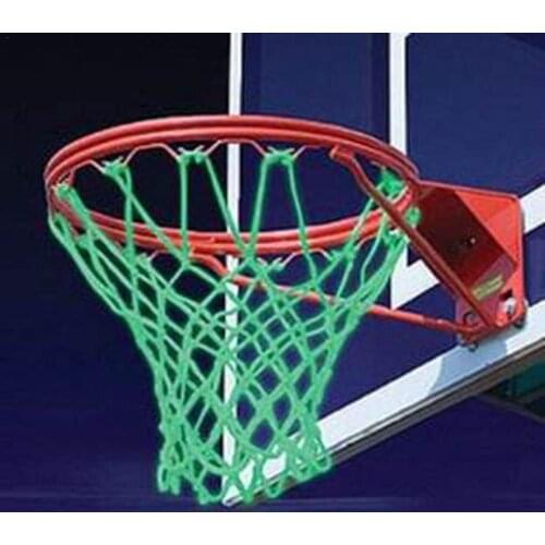 New Glowing Light Shooting Training Green Luminous Basketball Net Backboard Rim Ball Mesh Nylon Standard Basketball Hoop Net