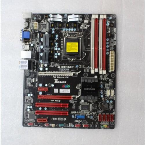 Free shipping original motherboard for Biostar TZ77A LGA 1155 DDR3 USB2.0 USB3.0 HDMI DVI VGA 32GB Z77 Desktop Motherboard
