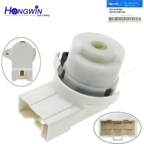 Genuine No.: 93110-4F000 New Ignition Starter Switch For Hyundai H100 Porter Kia Bongo 2006- 931104F000 93110 4F000