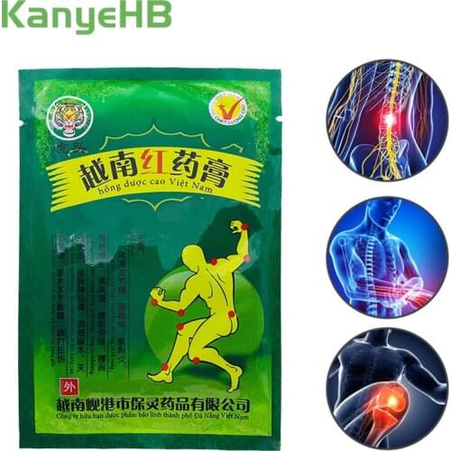 8pcs Vietnam Tiger Balm Pain Relief Patches Joint Pain Patch Pain Killer Body Back Muscle Neck Body Relaxation Pain Plaster H004