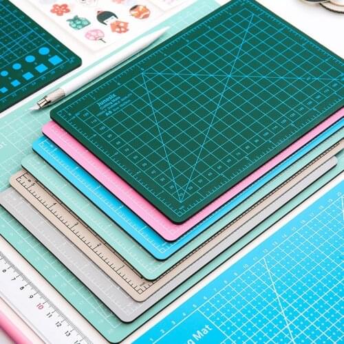 A5 PVC Cutting Mat Scale Pad Patchwork Artist Carving Engraving Craft Manual Design Tool DIY Double-sided Self-healing Cut Board