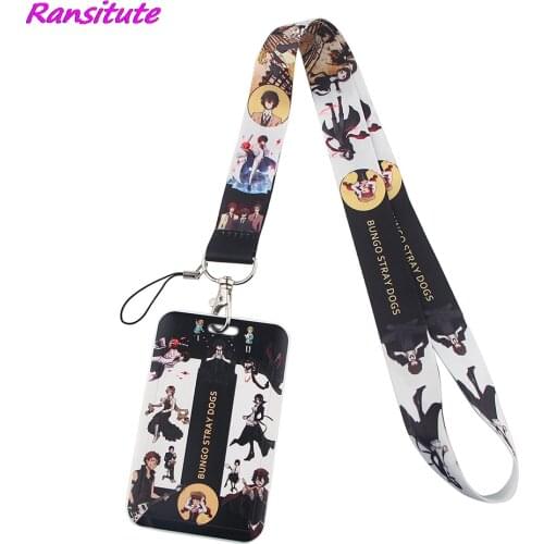 Ransitute R1726 Anime Neck Strap Lanyard For Keys ID Card Gym Mobile Phone Straps USB Badge Holder DIY Hang Rope Lariat Lanyard