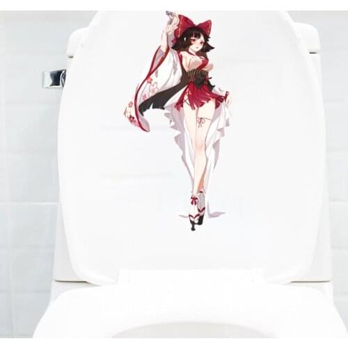 Three Ratels QC35 Spice girl in ancient costume wall stickers for bathroom Laptop decorate paper