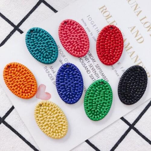 10pieces/lot New oval plastic earrings Supplies for Jewelry Accessories