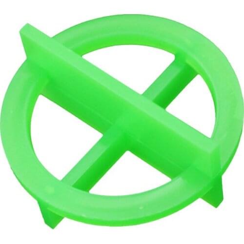 100pcs Green Cross Tile Leveling Recyclable Plastic Tile Leveling System Base Spacer GQ
