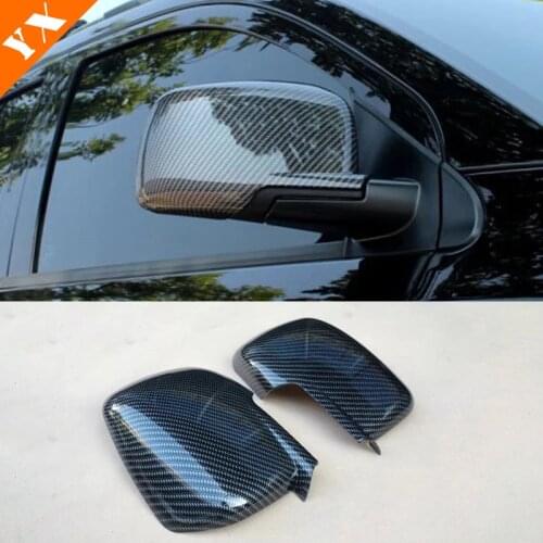 2009-2015 2016 2017 2018 For Dodge Journey Fiat Freemont ABS Carbon Car Door Rear View Side Door turning Mirror Trim Cover 2pcs