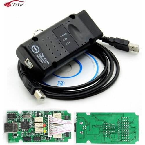 2021 Factory Original OPCOM PIC18F458 Chip V1.59 V1.65 1.70 V1.78 V1.99 firmware OP-COM For Opel Free Shipping