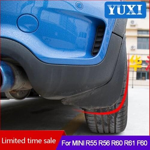 Car Front Rear Mudflap For Mini COOPER S R55 R56 R60 R61 F60 Countryman Exterior Flaps Mudguards Accessories