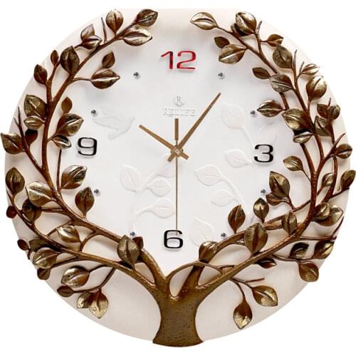 3D Large Wall Clock Luxury Hand-painted Living Room Modern Wall Watch Mechanism Bedroom Dining Room Relogio Parede Decor SC451