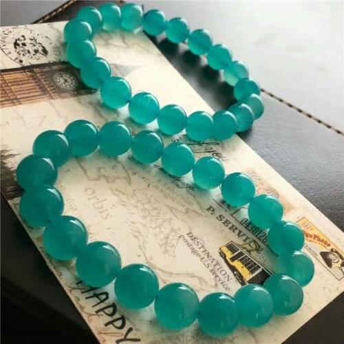 Natural Beads Bracelet Amazonite From Mozambique Gemstone 11mm AAAA Free Shipping