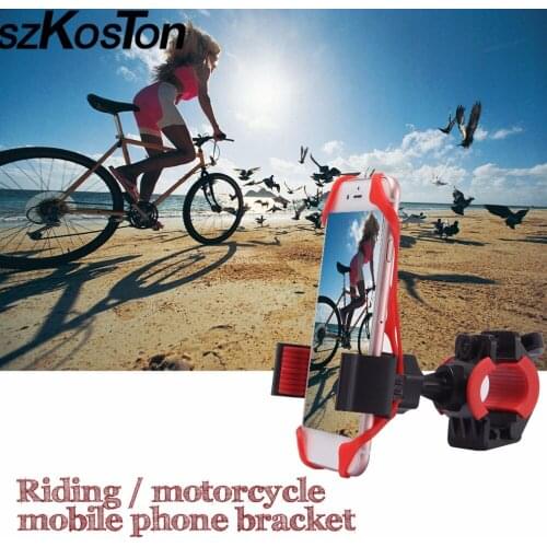 Mobile Phone Holder Universal Anti-Slip 360 Rotating Bicycle Bike Phone Holder Handlebar Clip Mount Bracket For iPhone Xiaomi