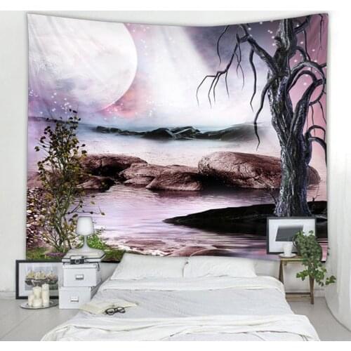 Fantasy Forest Decoration Tapestry Mandala Tapestry Bohemian Hippie Decoration Tapestry Bedroom Tapestry