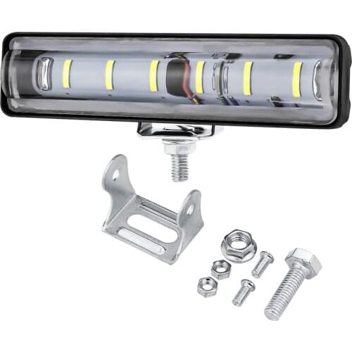 1-Row Work Light Light Bar Offroad Spot Flood 12V 24V 6 Leds Headlights For Car Boat Truck Suv 4x4 Tractor LED Work Light