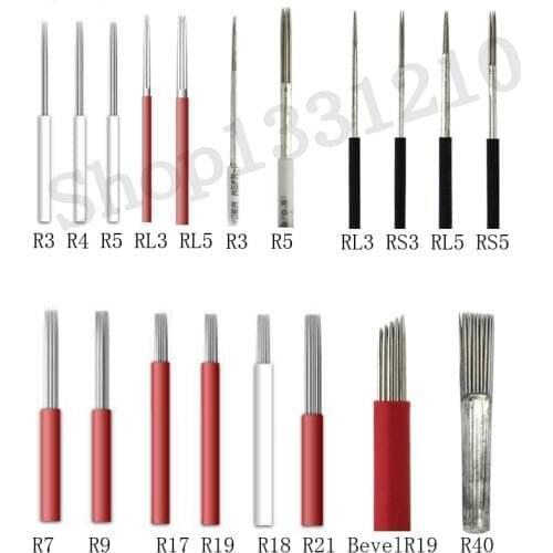 3R 5R 7R 9R 17R 19R 21R 30R Tattoo Needle Semi Permanent Makeup Microblading Blade Manual Pen Fog Needle Tattoo Accessory Supply