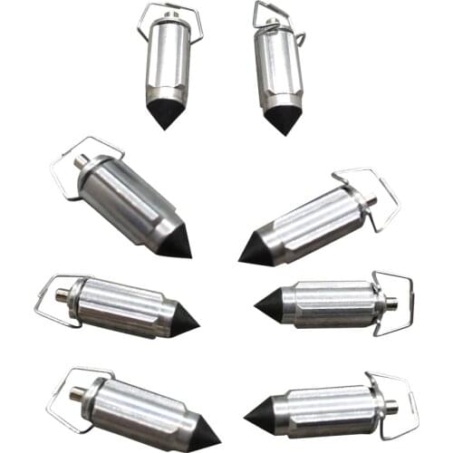 For CG125 PZ GY6 CB-1 Bandit 250~400 XJR400 FZR250~400 GN125~250 4 Pairs Keihin Mikuni Motorcycle Carburetor Needle Valve