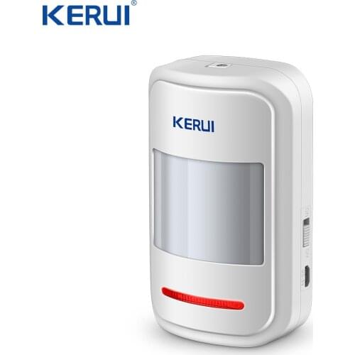 Kerui Rechargeable 5V USB 433MHz Wireless PIR Sensor Motion Detector For GSM PSTN Security System Auto Dial Alarm Kit