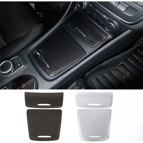 ABS Center Console Storage Box Panel Decorative Cover for Mercedes Benz A GLA CLA Class W176 X156 C117 2013-2019 Car Accessories