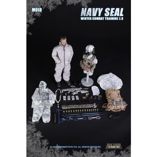 Mini times toys MT-M018 1/6 US Army Snow Seal Snow Leopard Commando Winter Training 2.0 12-inch Action Figure