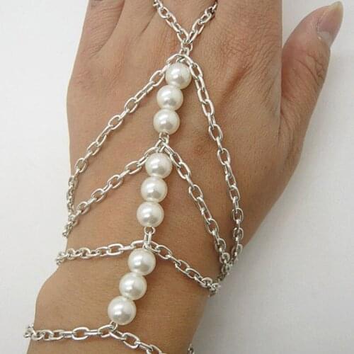 2017 new love heart charm bracelet bangles pearl beads strand bracelets fashion jewelry for women berloques pulseira life