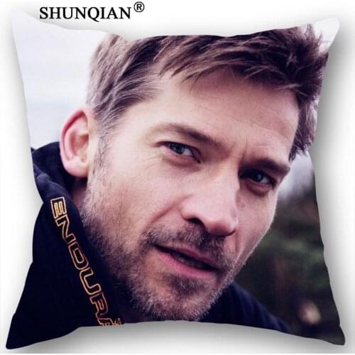 New Nice Nikolaj Coster-Waldau Pillowcase Wedding Decorative Pillow Case Customize Gift For Pillow Cover