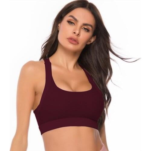 New Breathable Women Sports Bra Push Up Crop Top Female Fitness Gym Bra Athletic Sportswear Shockproof Top Sexy Running Yoga Bra