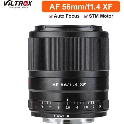 Viltrox 56mm F1.4 Camera Lens APS-C Auto Focus Large Aperture Lens for Fujifilm X-mount Camera For X-T30 X-T3 X-PRO3 X-T4