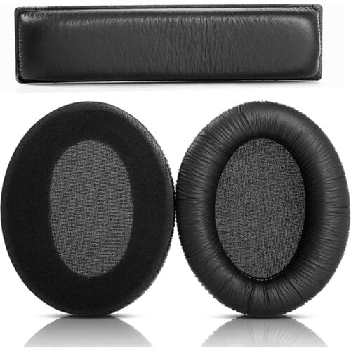 Earpads Replacement Ear Pads with Headband Foam Cushion Pillow for Sennheiser HD201 HD206 HD180 HD201S Headphones Repair Parts