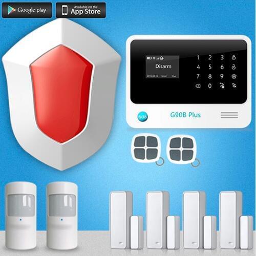 Most advanced 3G Network G90B Plus Wifi Alarm System Smart Home Alarm System