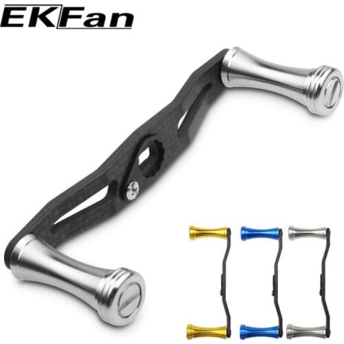 EKFan 105MM Ultralight carbon fiber Fishing Reel Handle + metal knob for 8*5MM DIA Fishing Reel DIY Accessory